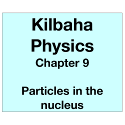 Physics Chapter 9 - Particles in the nucleus